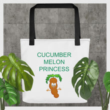 Load image into Gallery viewer, The Tamarind Man's Jam Cucumber Melon Princess Tote bag