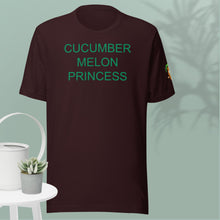 Load image into Gallery viewer, The Tamarind Man's Jam Cucumber Melon Princess Unisex t-shirt
