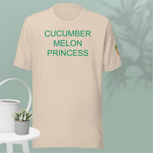 Load image into Gallery viewer, The Tamarind Man's Jam Cucumber Melon Princess Unisex t-shirt
