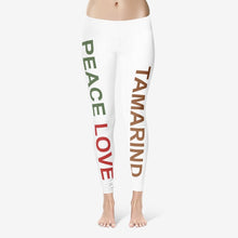 Load image into Gallery viewer, The Tamarind Man's Jam Peace Love Tamarind Women's Temp Control Cotton Leggings