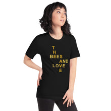 Load image into Gallery viewer, The Tamarind Man's Jam Save The Bees and Love Short-Sleeve Unisex T-Shirt