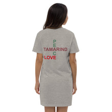 Load image into Gallery viewer, The Tamarind Man's PLT Puzzle Organic cotton t-shirt dress