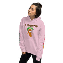 Load image into Gallery viewer, The Tamarind Man's Jam Peace Love Tamarind Unisex Hoodie