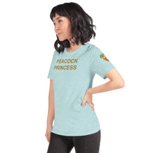 Load image into Gallery viewer, The Tamarind Man's Jam Peacock Princess Short-Sleeve Unisex T-Shirt