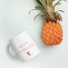 Load image into Gallery viewer, The Tamarind Man's Jam Limited Edition Social Distancing Stay Home Pink Mug
