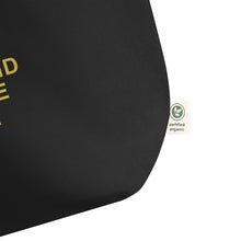 Load image into Gallery viewer, The Tamarind Man's Jam Save The Bees and Love Large organic tote bag