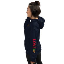 Load image into Gallery viewer, The Tamarind Man's Jam Peace Love Tamarind Unisex Hoodie