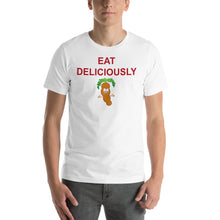 Load image into Gallery viewer, The Tamarind Man's Jam Eat Deliciously Short-Sleeve Unisex T-Shirt