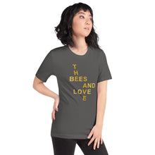 Load image into Gallery viewer, The Tamarind Man's Jam Save The Bees and Love Short-Sleeve Unisex T-Shirt