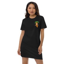 Load image into Gallery viewer, The Tamarind Man's PLT Puzzle Organic cotton t-shirt dress