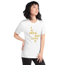 Load image into Gallery viewer, The Tamarind Man's Jam Save The Bees and Love Short-Sleeve Unisex T-Shirt