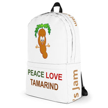 Load image into Gallery viewer, The Tamarind Man's Jam Peace Love Tamarind Backpack