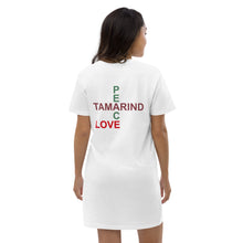 Load image into Gallery viewer, The Tamarind Man's PLT Puzzle Organic cotton t-shirt dress