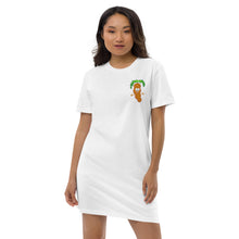 Load image into Gallery viewer, The Tamarind Man's PLT Puzzle Organic cotton t-shirt dress