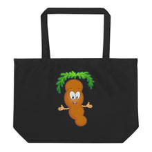 Load image into Gallery viewer, The Tamarind Man's Jam Save The Bees and Love Large organic tote bag