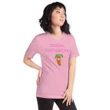 Load image into Gallery viewer, The Tamarind Man's Jam Limited Edition Social Distancing Tam Tam Pink Short-Sleeve Unisex T-Shirt