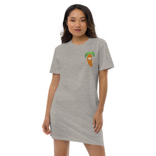 Load image into Gallery viewer, The Tamarind Man's PLT Puzzle Organic cotton t-shirt dress