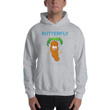 Load image into Gallery viewer, The Tamarind Man's Jam Butterfly Pea Tea Unisex Hoodie