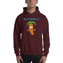 Load image into Gallery viewer, The Tamarind Man's Jam Butterfly Pea Tea Unisex Hoodie