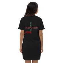 Load image into Gallery viewer, The Tamarind Man's PLT Puzzle Organic cotton t-shirt dress