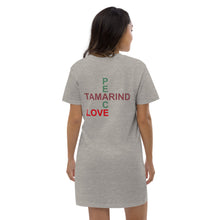 Load image into Gallery viewer, The Tamarind Man's PLT Puzzle Organic cotton t-shirt dress