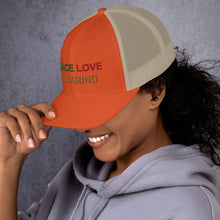 Load image into Gallery viewer, The Tamarind Man's Jam Peace Love Tamarind Trucker Cap