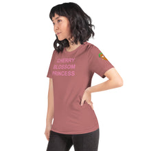 Load image into Gallery viewer, The Tamarind Man's Jam Cherry Blossom Princess Short-Sleeve Unisex T-Shirt