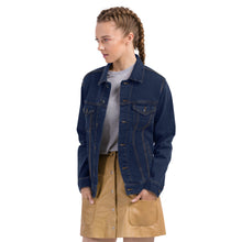 Load image into Gallery viewer, The Tamarind Man's Jam Peace Love Tamarind Unisex denim jacket