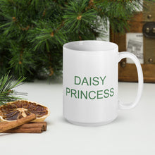 Load image into Gallery viewer, The Tamarind Man's Jam Daisy Princess White glossy mug