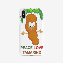 Load image into Gallery viewer, The Tamarind Man&#39;s Jam Peace Love Tamarind iPhone case
