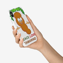 Load image into Gallery viewer, The Tamarind Man&#39;s Jam Peace Love Tamarind iPhone case
