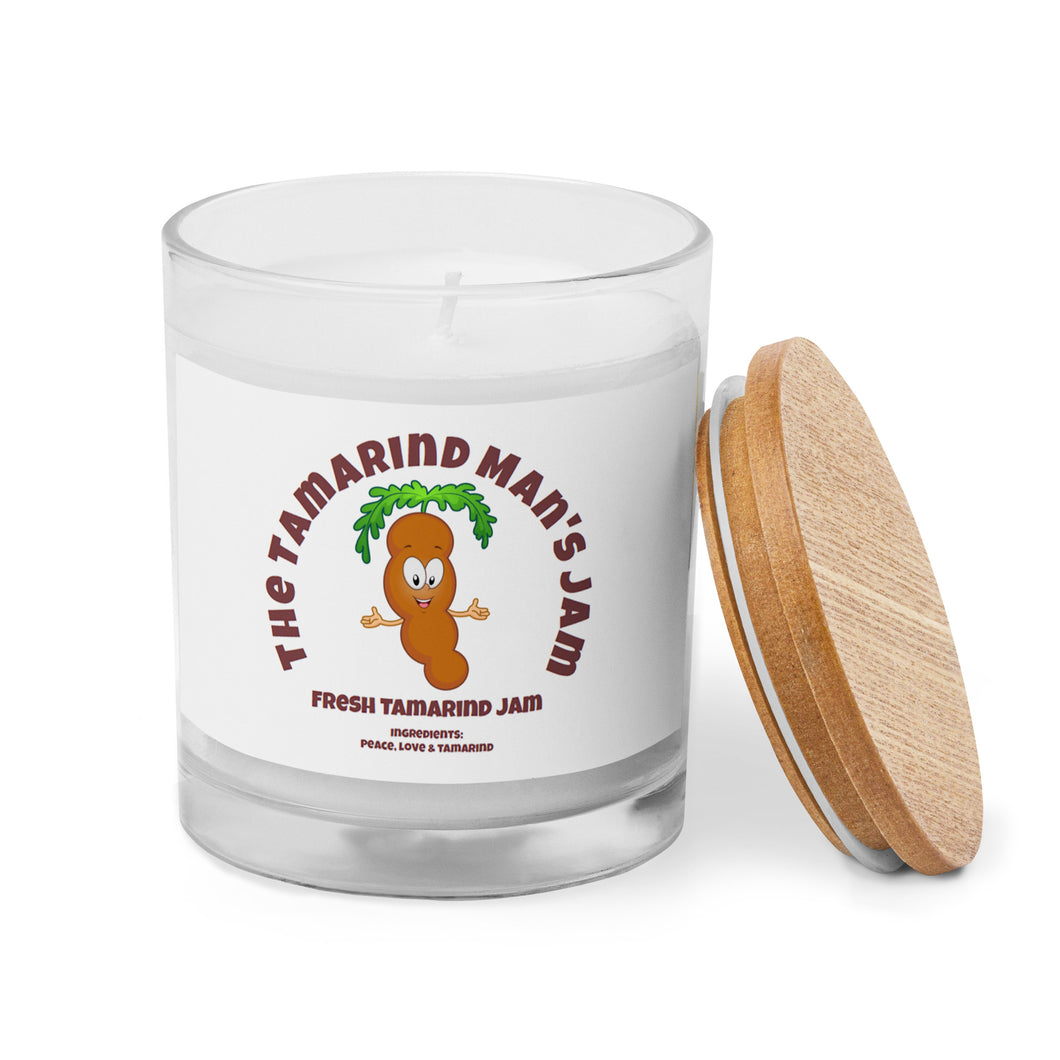 The Tamarind Man's Jam Label Glass Jar Candle