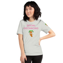 Load image into Gallery viewer, The Tamarind Man&#39;s Jam Limited Edition Social Distancing Tam Tam Pink Short-Sleeve Unisex T-Shirt
