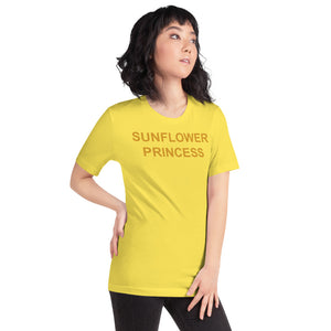 The Tamarind Man's Jam Sunflower Princess Short-Sleeve Unisex T-Shirt