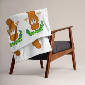 The Tamarind Man's Jam Tam Tam All Over Throw Blanket