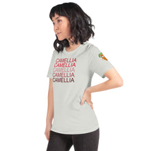 Load image into Gallery viewer, The Tamarind Man&#39;s Jam Camellia x5 Short-Sleeve Unisex T-Shirt
