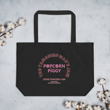 Load image into Gallery viewer, The Tamarind Man&#39;s Jam Popcorn Piggy Large organic tote bag
