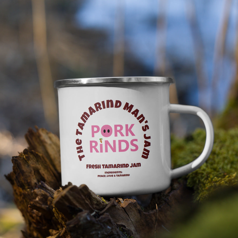 The Tamarind Man's Jam Pork Rinds Enamel Mug