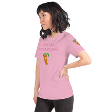 Load image into Gallery viewer, The Tamarind Man&#39;s Jam Limited Edition Social Distancing Tam Tam Pink Short-Sleeve Unisex T-Shirt
