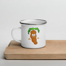 Load image into Gallery viewer, The Tamarind Man&#39;s Jam Peace Love Tamarind Enamel Mug
