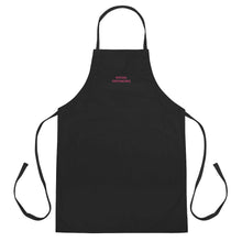 Load image into Gallery viewer, The Tamarind Man&#39;s Jam Limited Edition Social Distancing Pink Embroidered Apron
