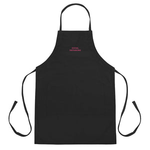 The Tamarind Man's Jam Limited Edition Social Distancing Pink Embroidered Apron