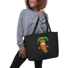 Load image into Gallery viewer, The Tamarind Man&#39;s Jam Tam Tam Large organic tote bag
