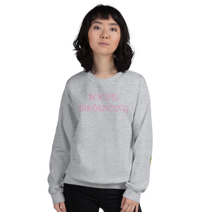 The Tamarind Man's jam Limited Edition Social Distancing Pink Unisex Sweatshirt