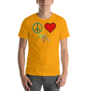 The Tamarind Man's Jam Peace Love Tamarind Short-Sleeve Unisex T-Shirt