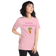 Load image into Gallery viewer, The Tamarind Man&#39;s Jam Limited Edition Social Distancing Tam Tam Pink Short-Sleeve Unisex T-Shirt
