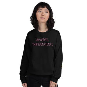 The Tamarind Man's jam Limited Edition Social Distancing Pink Unisex Sweatshirt