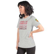 Load image into Gallery viewer, The Tamarind Man&#39;s Jam Camellia x5 Short-Sleeve Unisex T-Shirt
