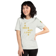 Load image into Gallery viewer, The Tamarind Man&#39;s Jam Save The Bees and Love Short-Sleeve Unisex T-Shirt
