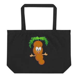 The Tamarind Man's Jam Save The Bees and Love Large organic tote bag